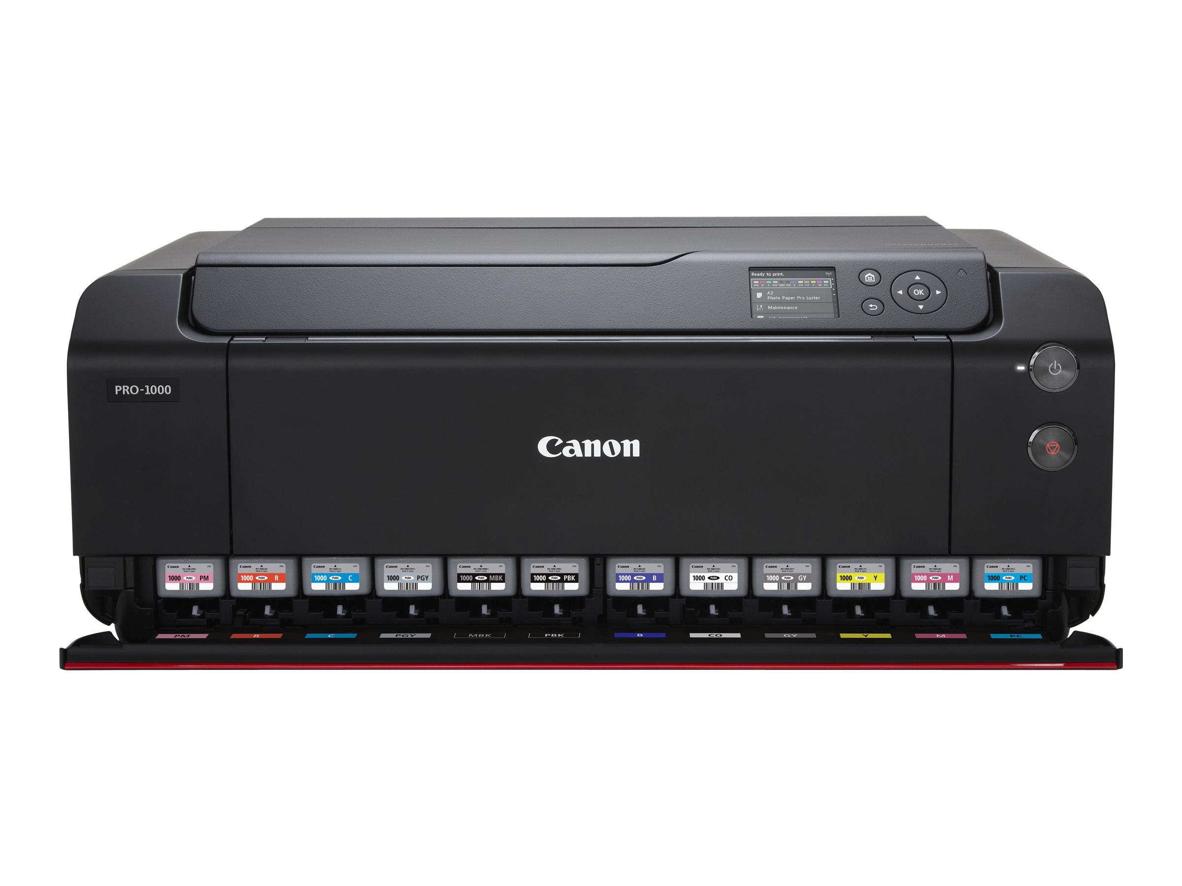 Canon imagePROGRAF PRO-1000 - 432 mm (17") Großformatdrucker - Farbe - Tintenstrahl - 431.8 x 558.8 mm - 2400 x 1200 dpi bis zu 3.58 Min./Seite (Farbe)