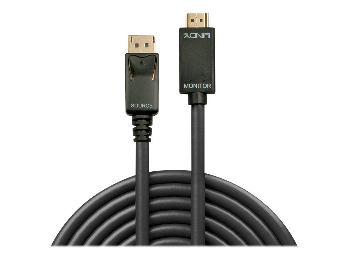 Lindy | 2m DisplayPort an HDMI 10.2G Kabel