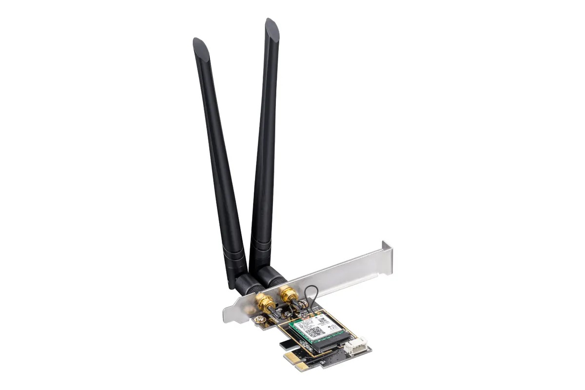 WE3000 | AX3000 Wi-Fi 6 PCIe Adapter | Bluetooth 5.2 | Dual-Band | Intel AX200