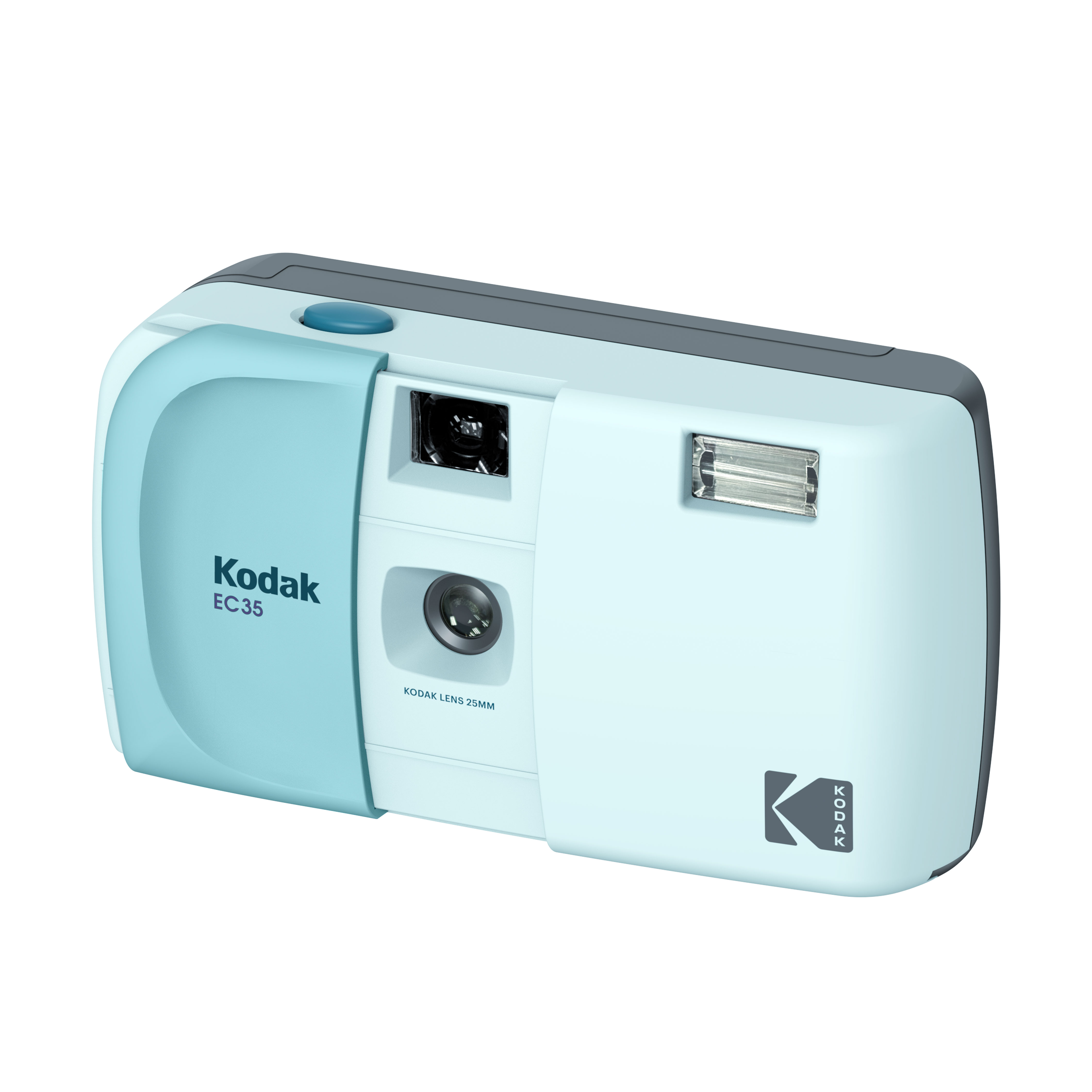 EC35 35-mm-Analogkamera mit Blitz Powder Blue