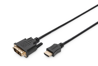 HDMI-Adapterkabel HDMI->DVI Full-HD 2m schwarz