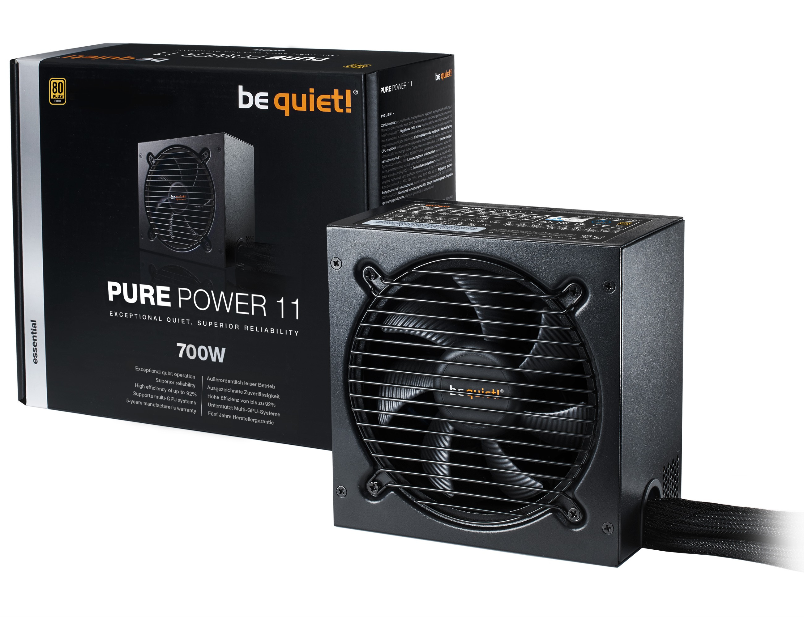 Be Quiet! Pure Power 11 700W ATX-Netzteil Non-Modular 80+ Gold