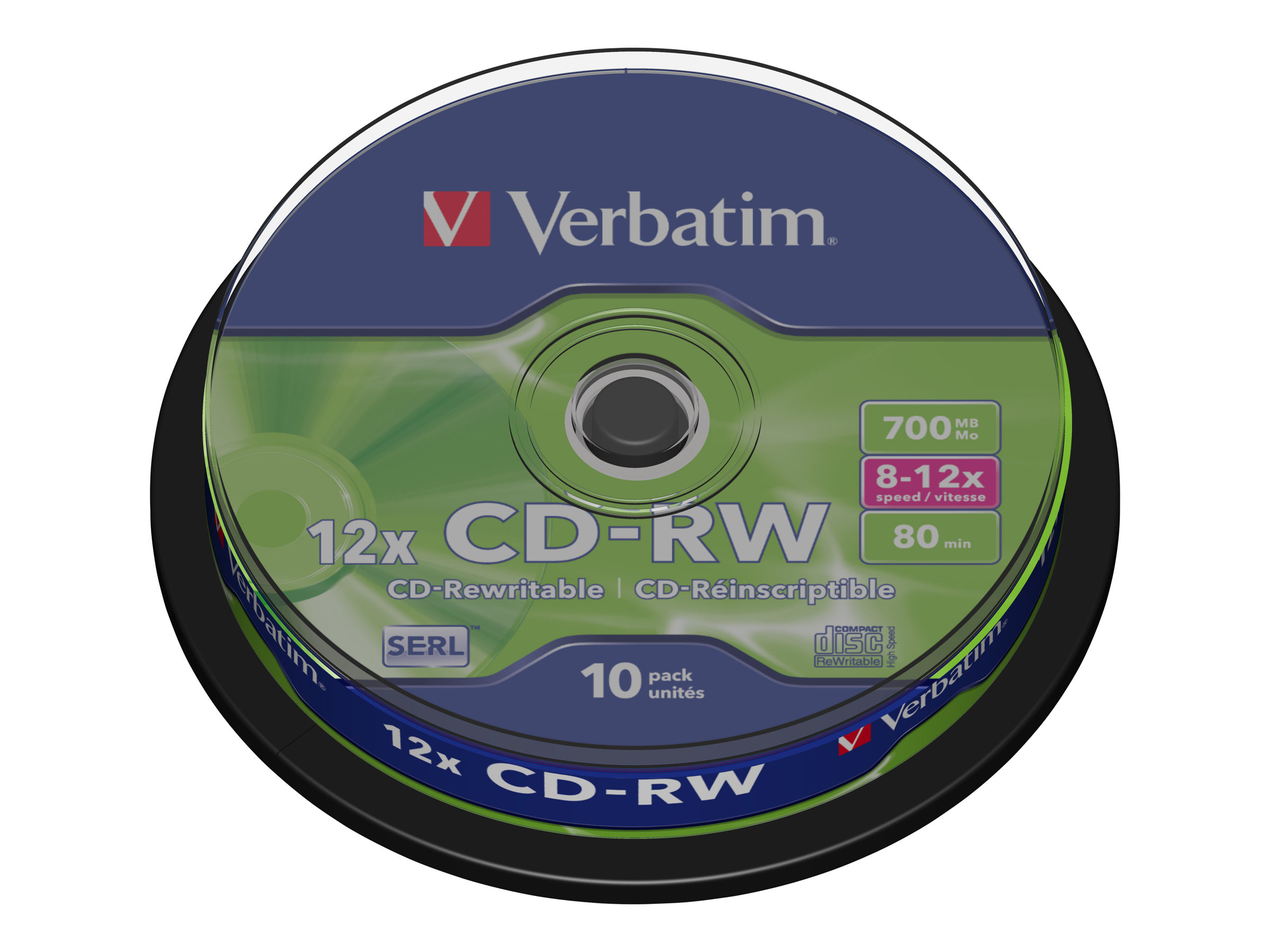 Verbatim DataLifePlus - 10 x CD-RW - 700 MB 8x