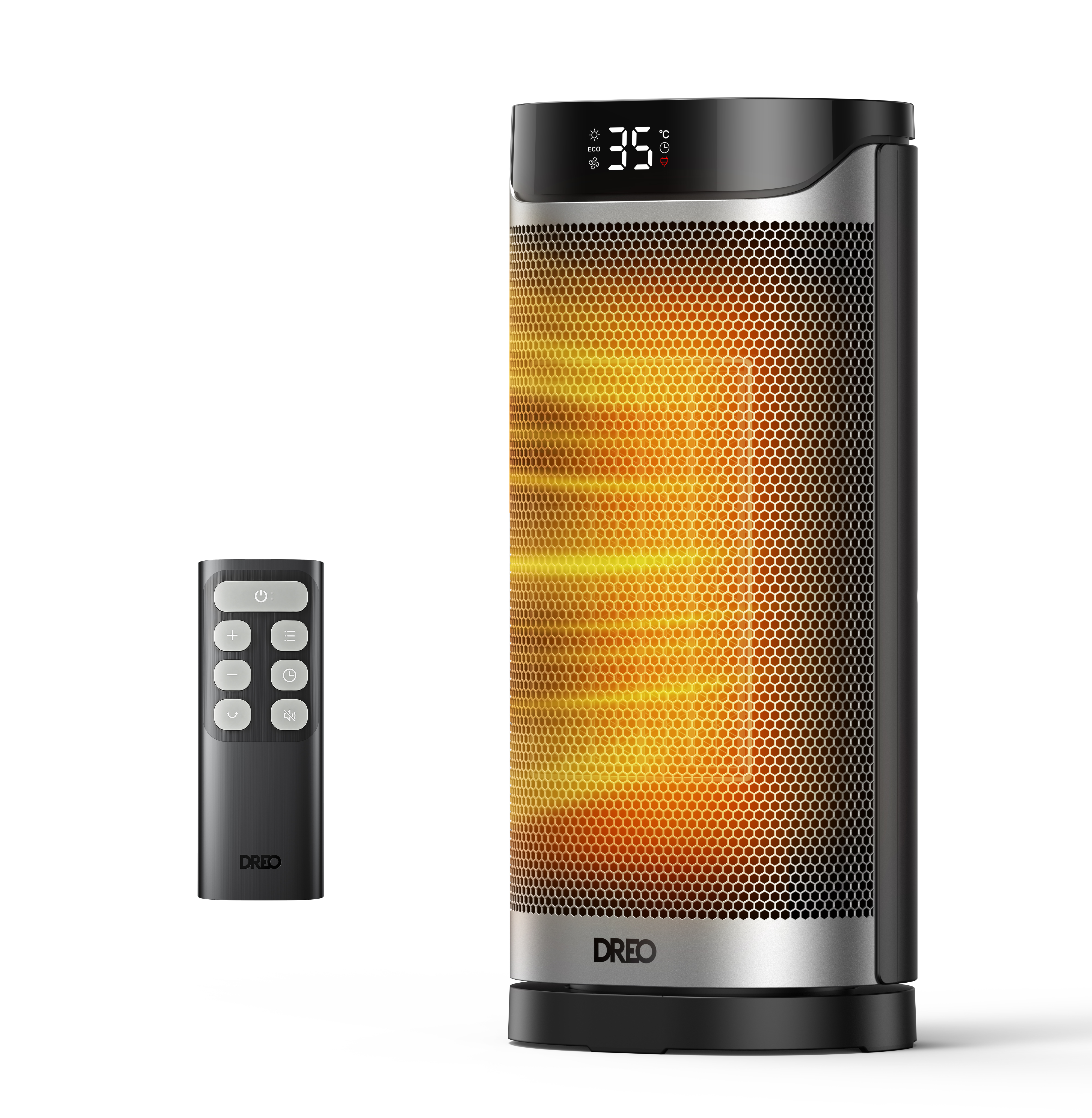 HSH029 Keramik-Heizlüfter 2.000 W mit 70°-Oszillation und ECO-Modus