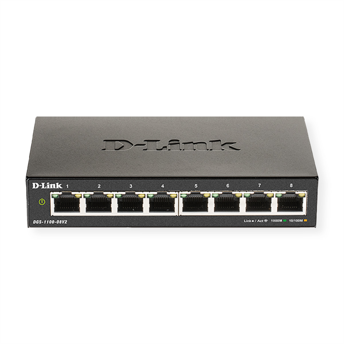 D-Link DGS 1100-08V2 - Switch - Smart - 8 x 10/100/1000