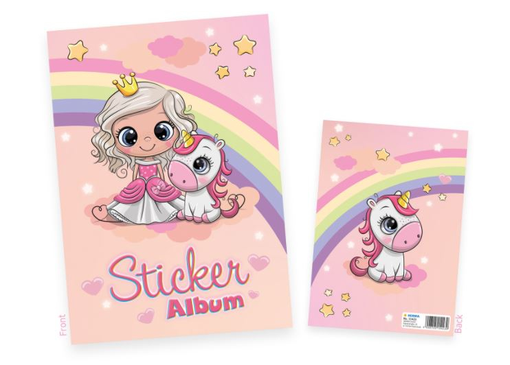 HERMA Sticker Album  Prinzessin- 16 Seiten - Mädchen
