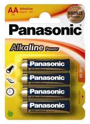 Panasonic Alkaline Power LR6AP/4BP - Batterie 4 x AA-Typ