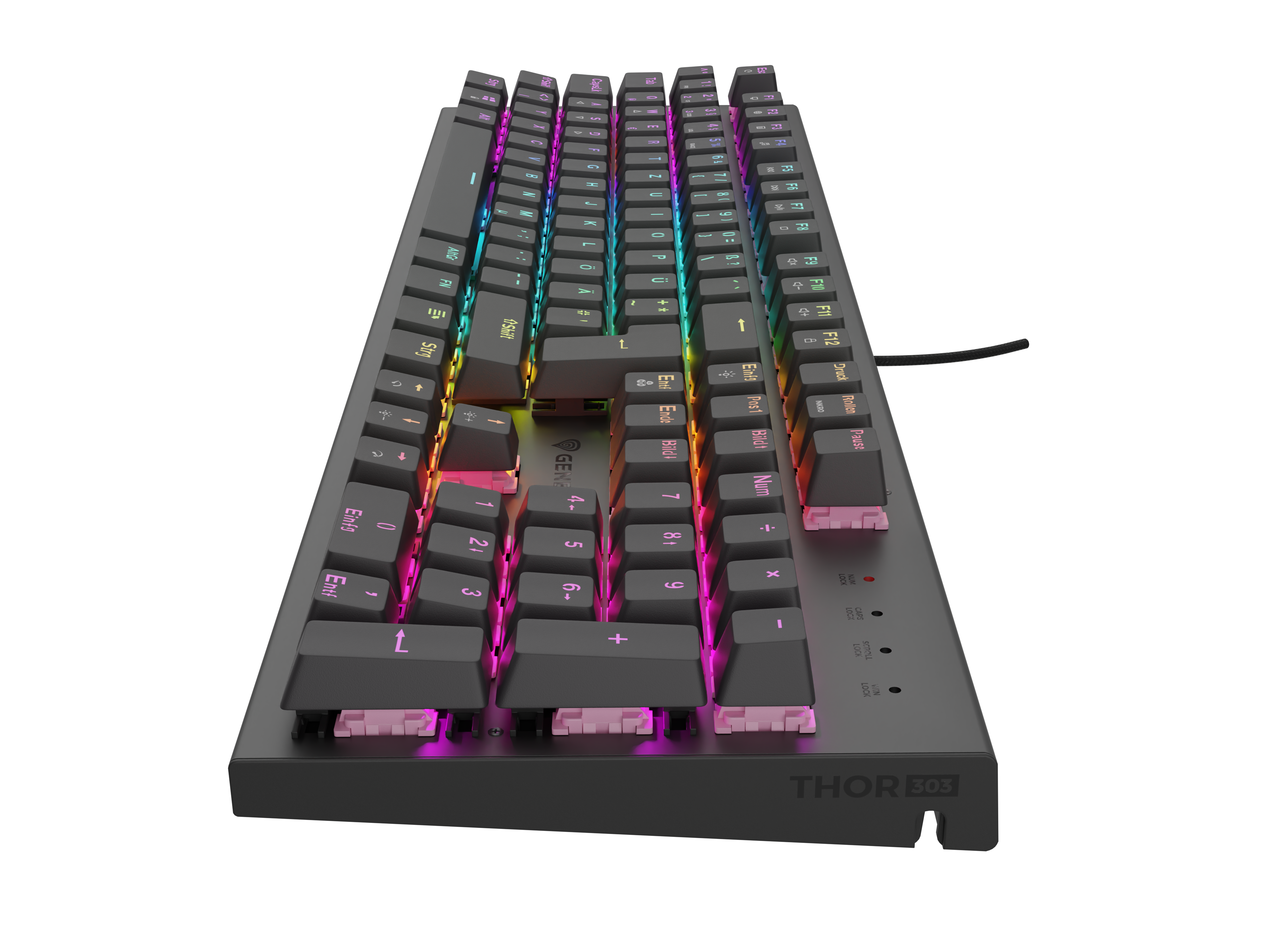 Genesis Gaming Tastatur THOR 303 silent kabelgeb. (DE)