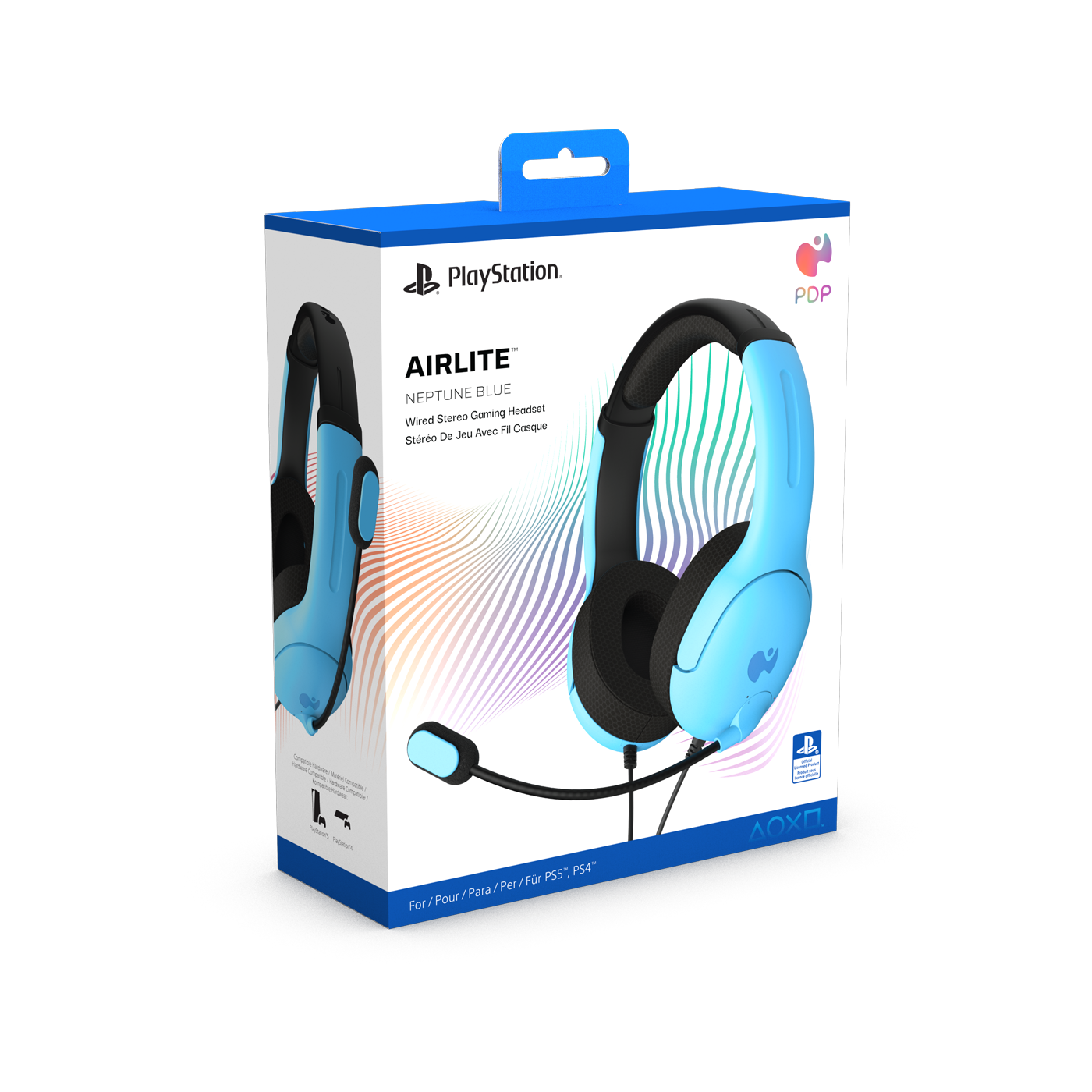 PDP Headset Airlite Stereo   blau            Playstation 4/5