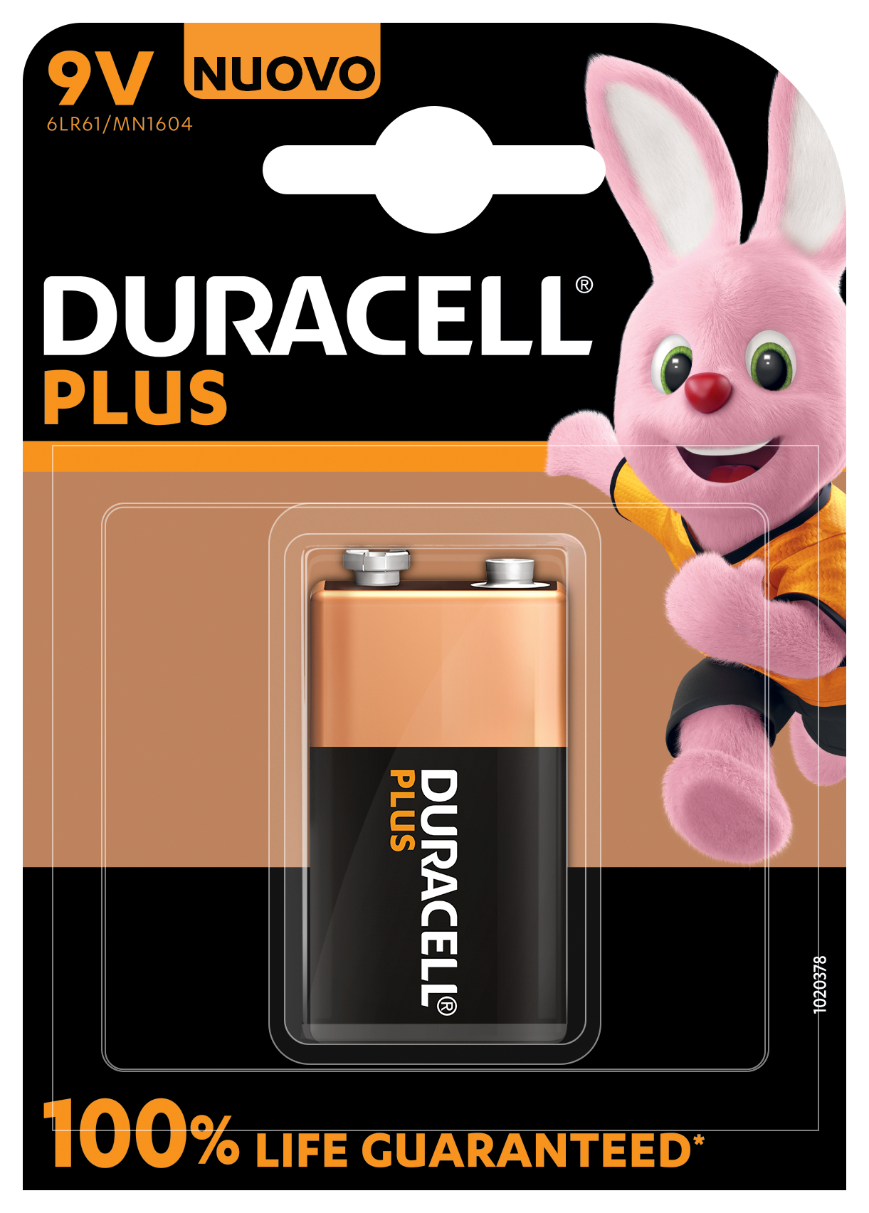 Duracell Alkaline Plus batterij 9 Volt - Batterie - 9V-Block