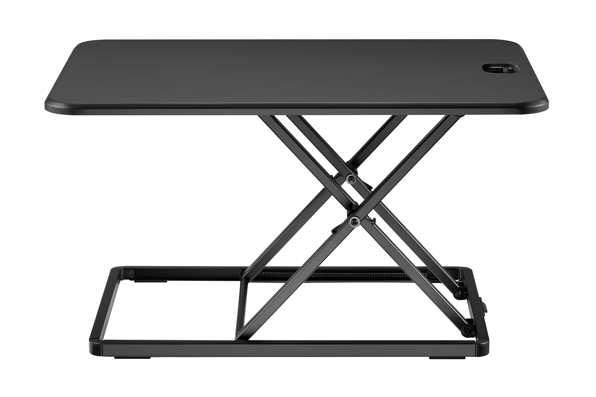 Schreibtischaufsatz höhenverstellbar – Schwarz