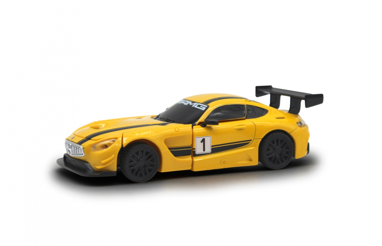 JAMARA | Mercedes-AMG GT3 transformable DieCast 1:32 gelb 