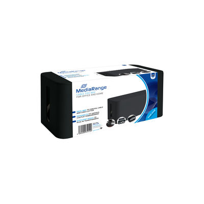 Kabelbox small – 233 × 114 × 114 mm – Schwarz