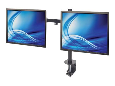 Manhattan Tischhalterung mit Monitorarm für zwei Displays