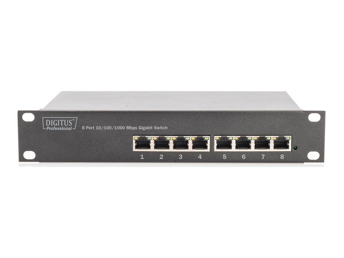 10" Switch  8-Port Gigabit Ethernet Unmanaged
