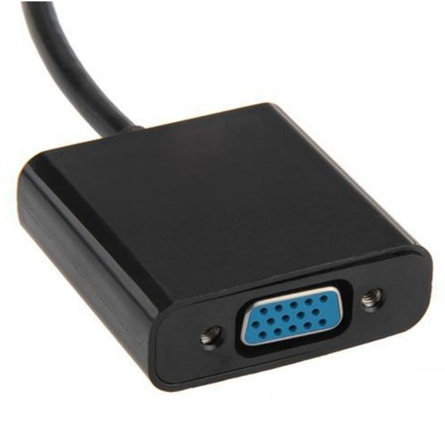 Techly Videokonverter - HDMI - VGA - Schwarz