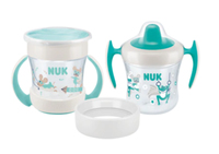 NUK Trinkbecher Mini Cups Set 3in1 160ml ab 6 M. mint&türkis