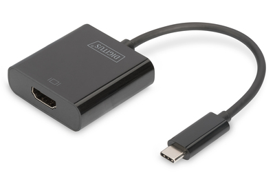 DIGITUS | Adapter USB3.0/C -> HDMI 4K 19.5cm schwarz