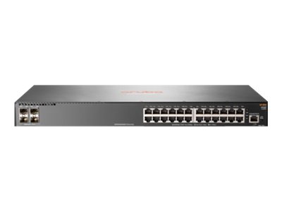 HPE Aruba 2930F 24G 4SFP - Switch - L3 - managed - 24 x 10/100/1000 + 4 x Gigabit SFP (Uplink)