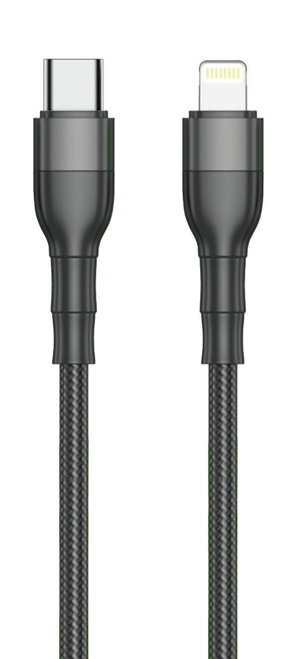 ACV USB Kabel Type C->Lightning schwarz - Kabel