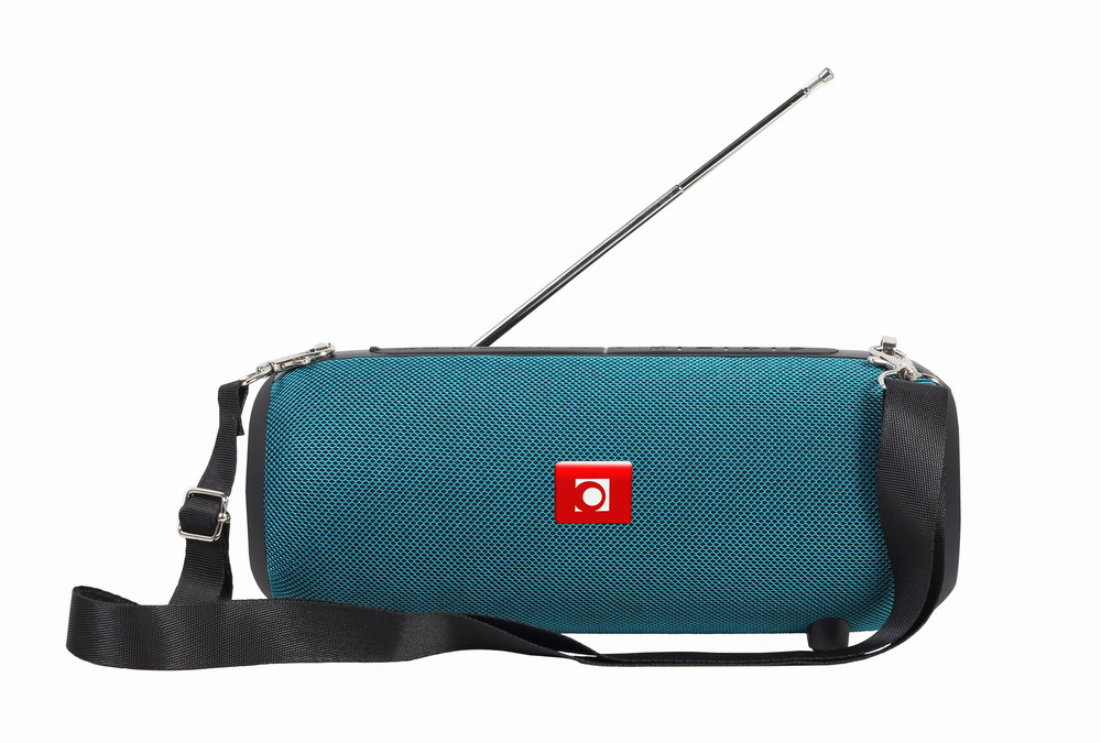 SPK-BT-17 portable Bluetooth speaker with FM-radio green - Lautsprecher