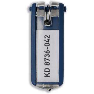 Schlüsselanhänger Key Clip – 6 Stück – dunkelblau