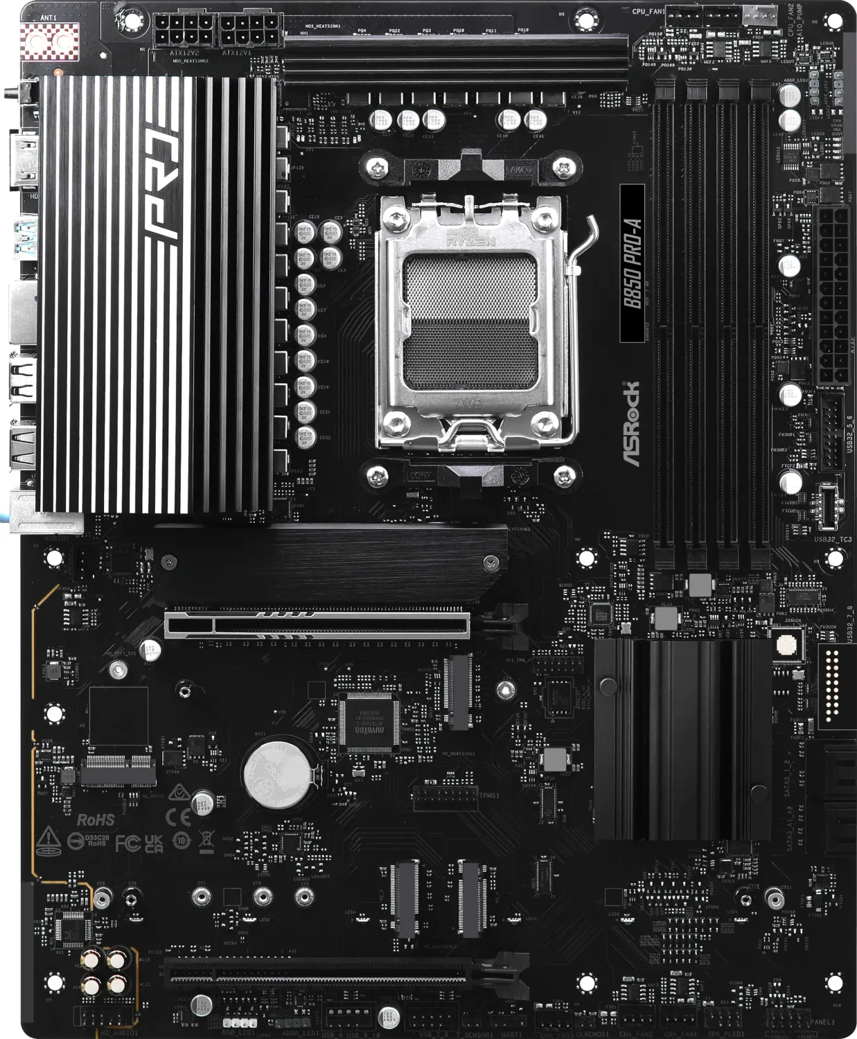 AsRock B850 Pro-A - AMD B850 - So. AM5 - ATX