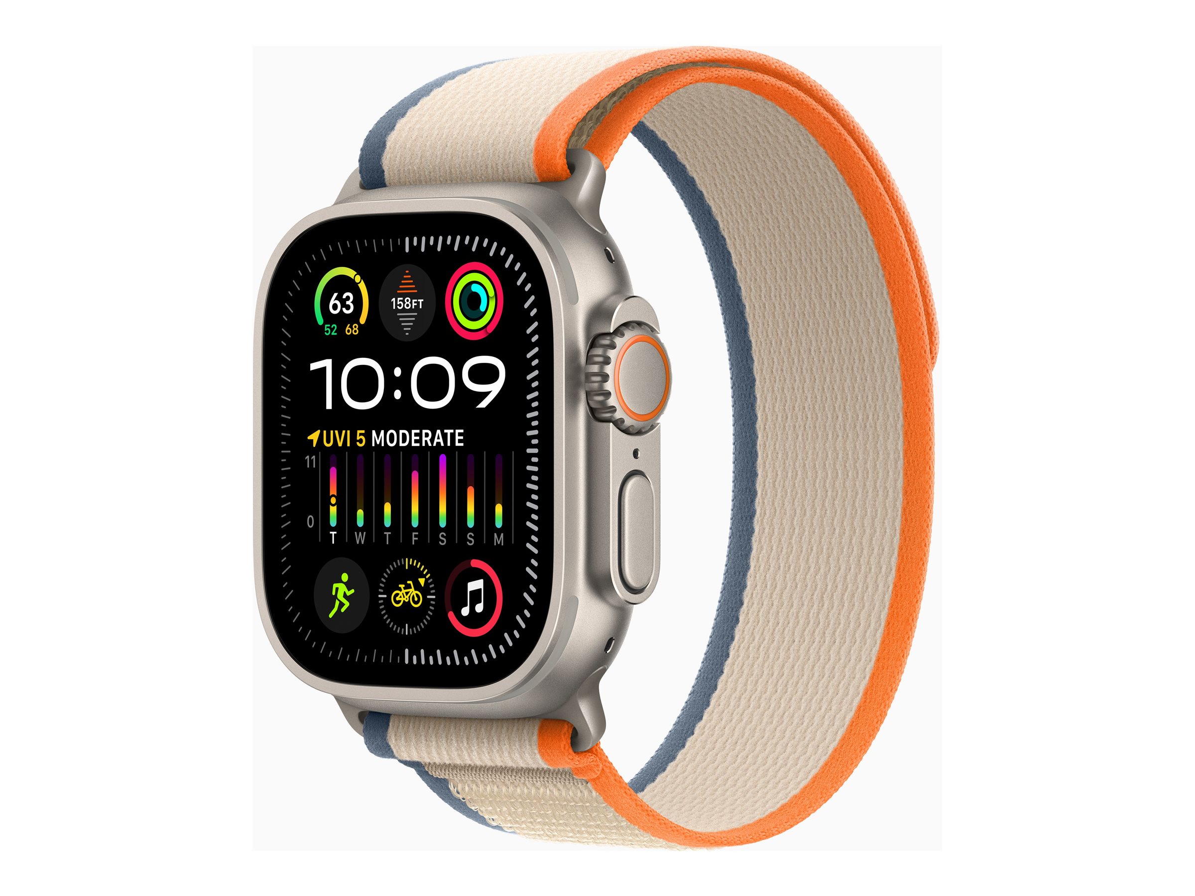 Apple Watch Ultra 2 GPS+Cell. 49mm Titanium Orange/Beige S/M