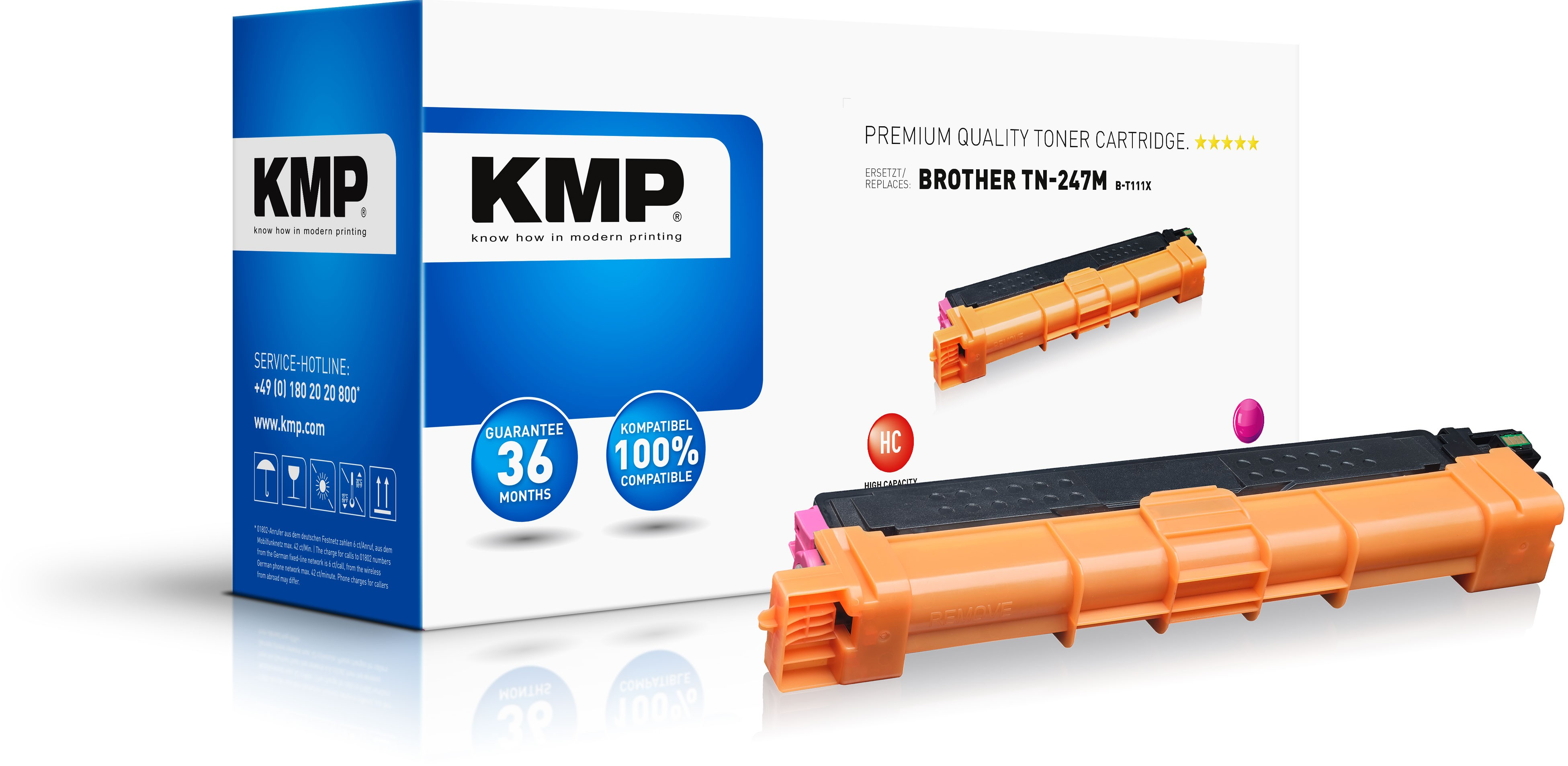 KMP B-T111X - 2300 Seiten - Magenta - 1 Stück(e)