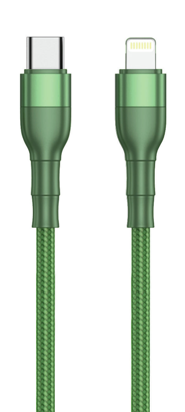 ACV USB Kabel Type C->Lightning grün - Kabel