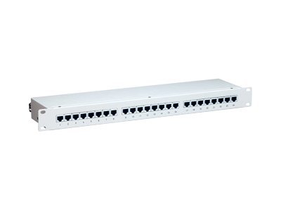 aHR0cDovL2Nkbi5jbmV0Y29udGVudC5jb20vYTEvZGYvYTFkZmMwMWUtMTg2My00N2Q1LTg4M2MtMmMwMDJhMDNhMjNhLmpwZw Patch Panel - Hellgrau, RAL 7035 - 1U - 48.3 cm (19")