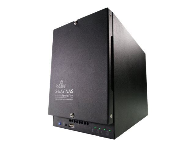 ioSafe 218 - NAS-Server - 2 Schächte - RAID 1