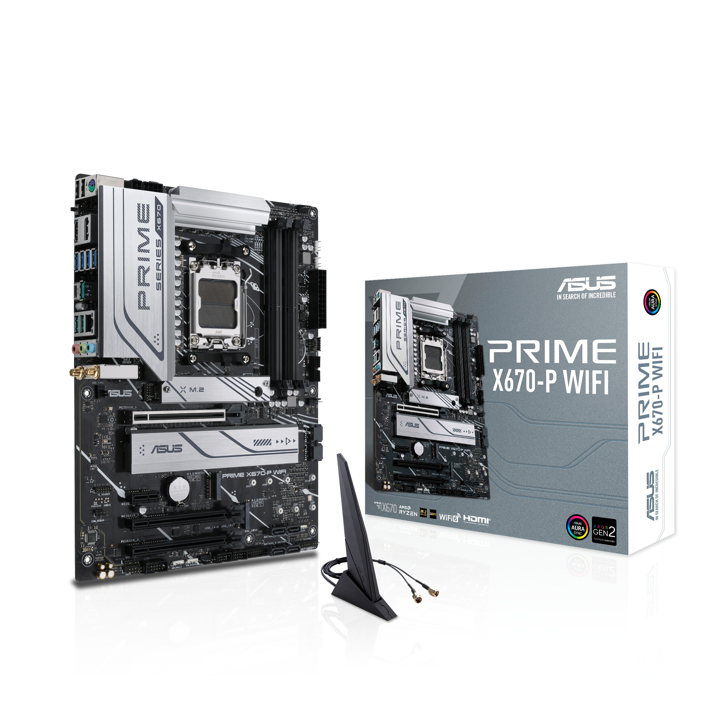 ASUS Prime X670-P WIFI - AMD X670 - So. AM5 - ATX