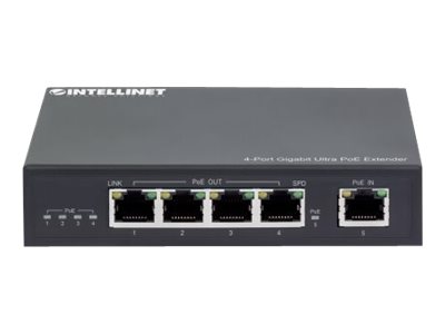 Intellinet IPE-4G90 4-Port Gigabit Ultra PoE Extender