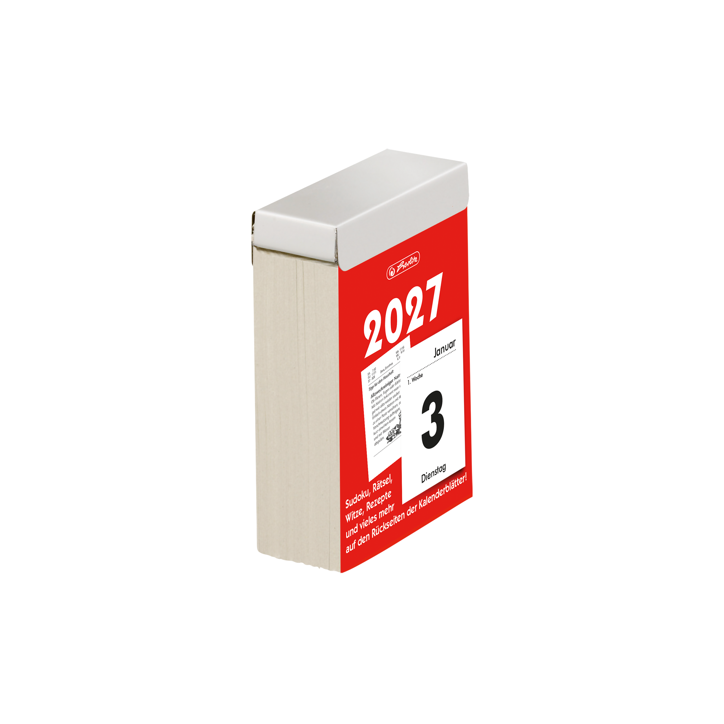 Abreißkalender Gr.3 55x80mm 2027