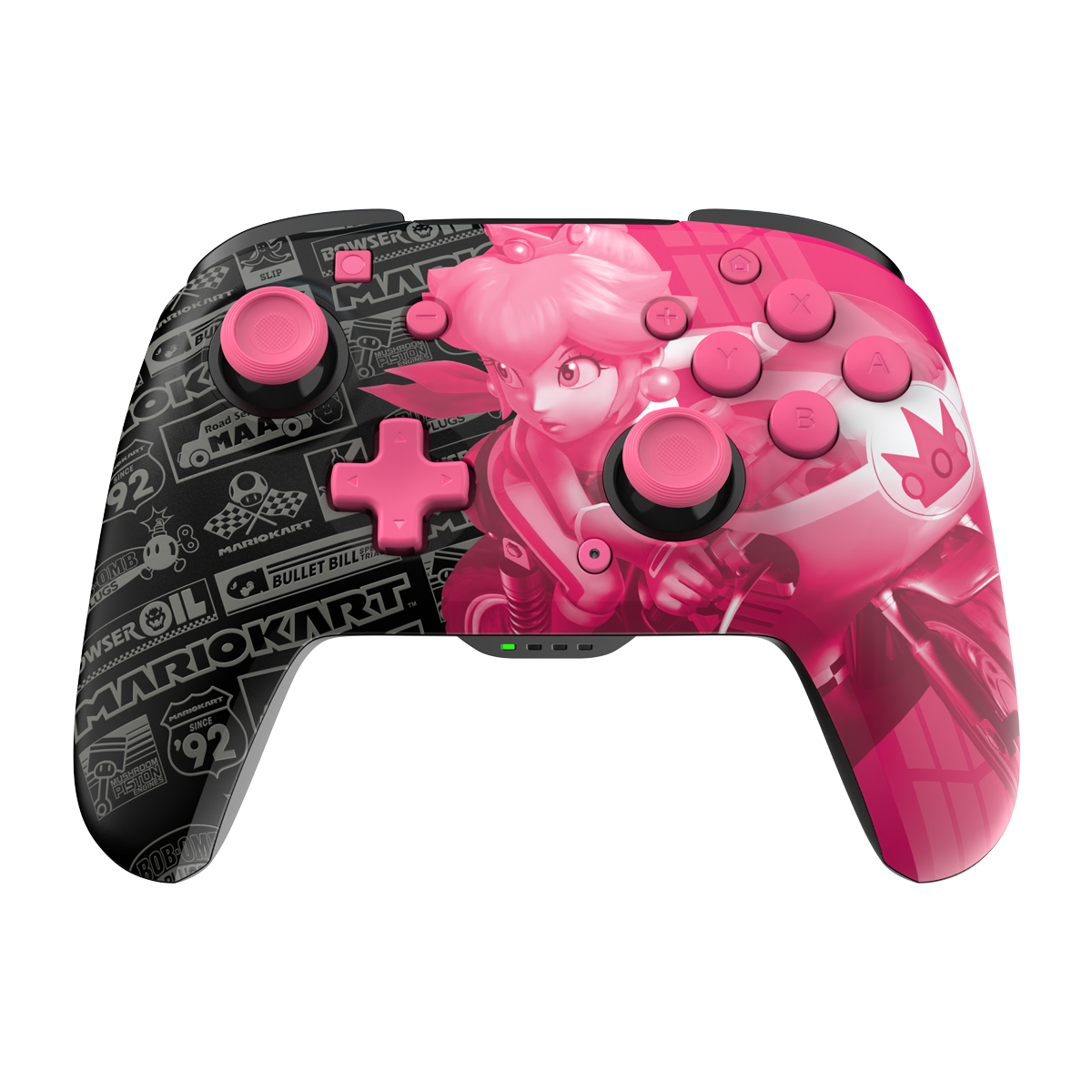 PDP Controller Rematch Glow Wireless Grand Prix Peach Switch