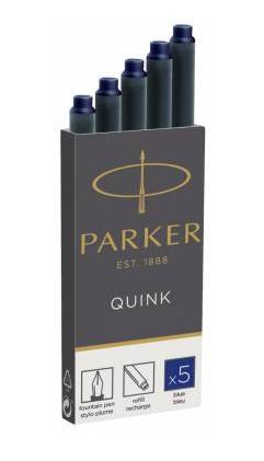 Parker | QUINK Tintenpatronen Blau | in einer Schachtel (5) 