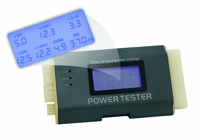 Delock Power Tester - ATX-Stromversorgungstester