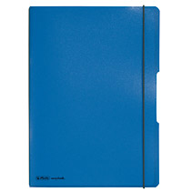 Notizheft my.book flex – A4 – kariert & liniert – 2 × 40 Blatt – Blau