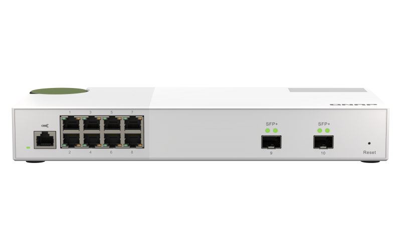 QNAP QSW-M2108-2S - Switch - managed - 2 x 10 Gigabit SFP+ + 8 x 2.5GBase-T