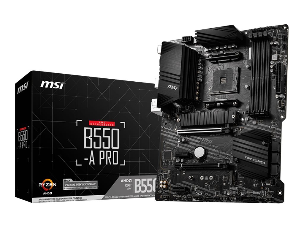 MSI B550-A Pro - AMD B550 - So. AM4 - ATX