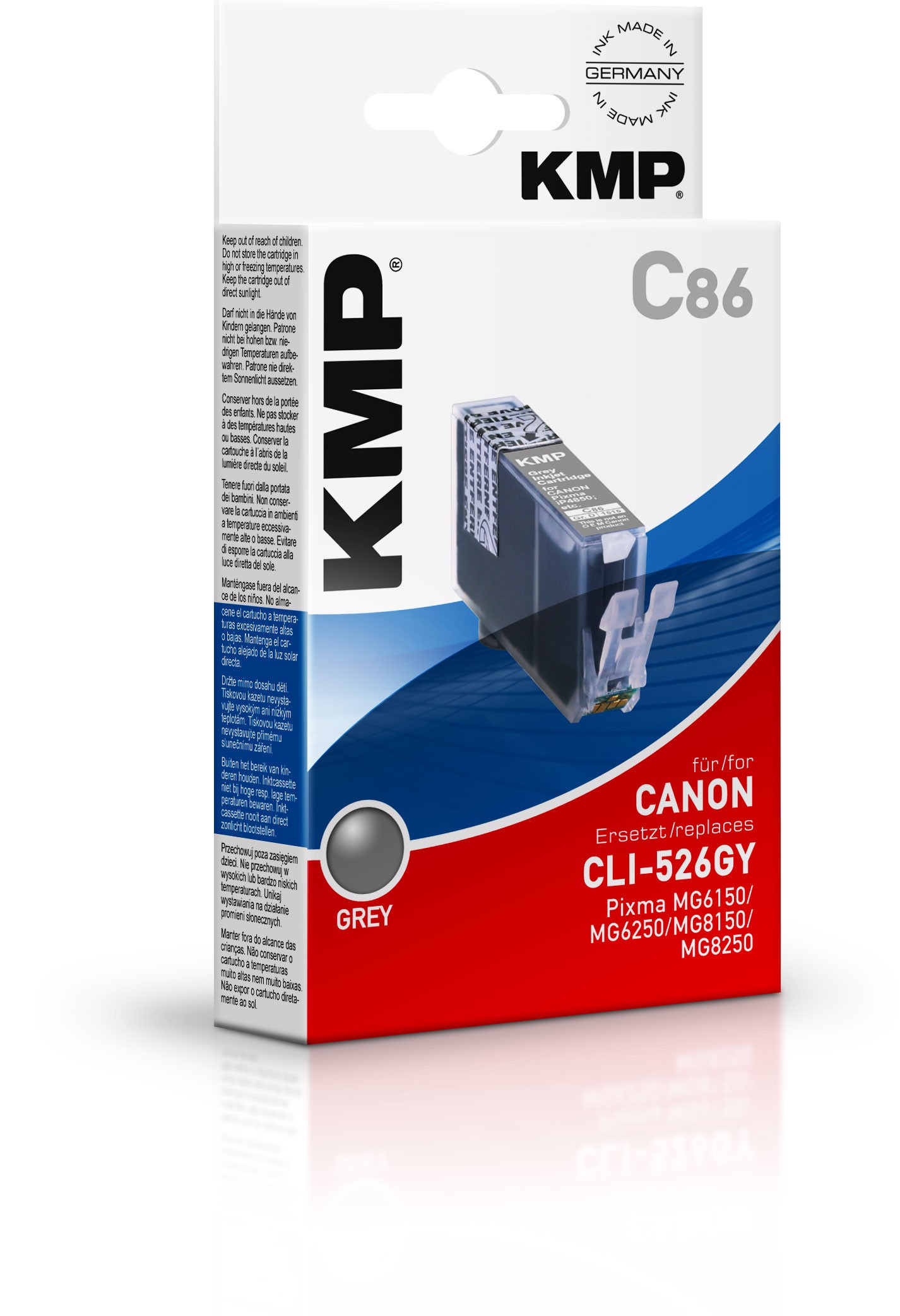 KMP C86 - 9 ml - Grau - compatible - Tintenpatrone