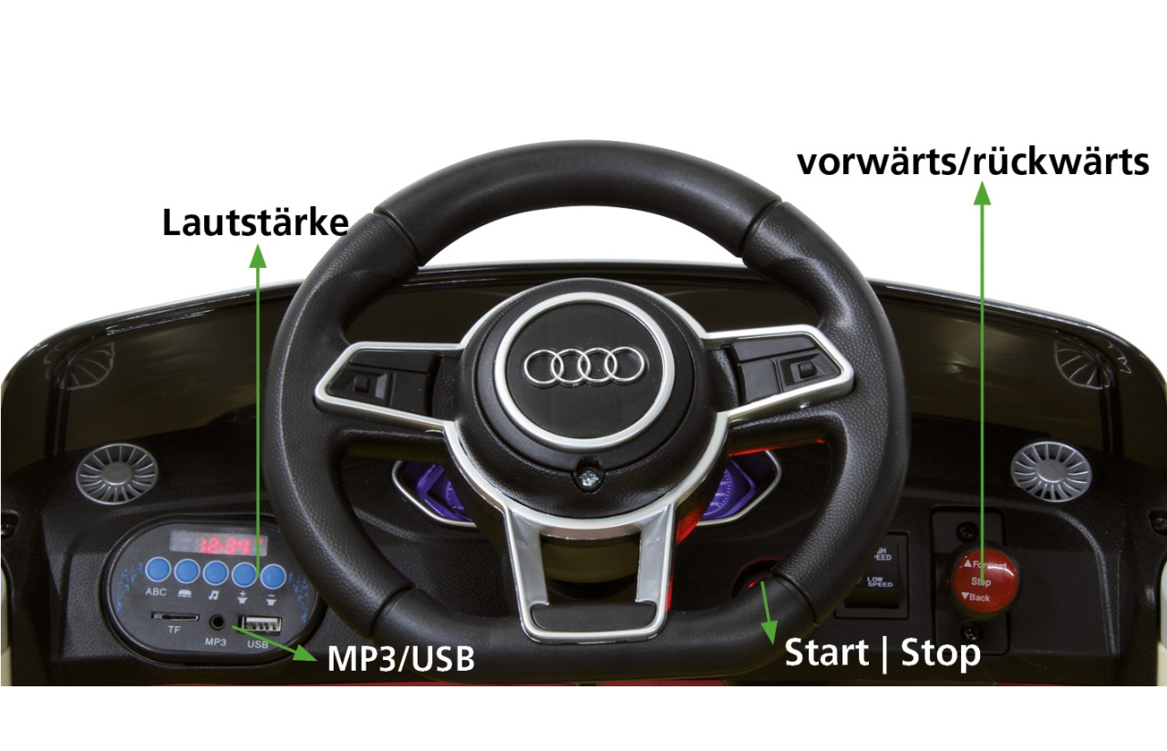 JAMARA | Ride-on Audi TT RS weiss 12V   