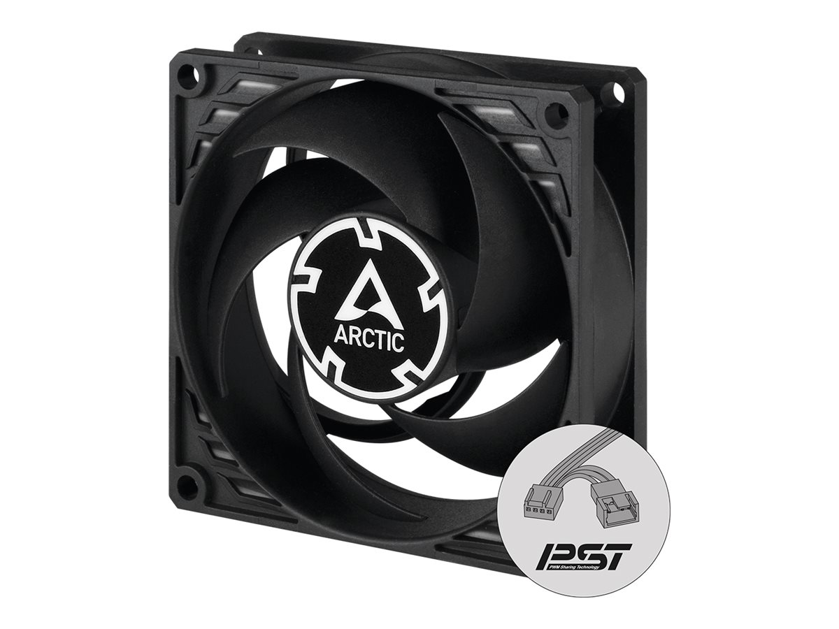 ARCTIC Lüfter 80*80*25 P8 PWM PST (Black)