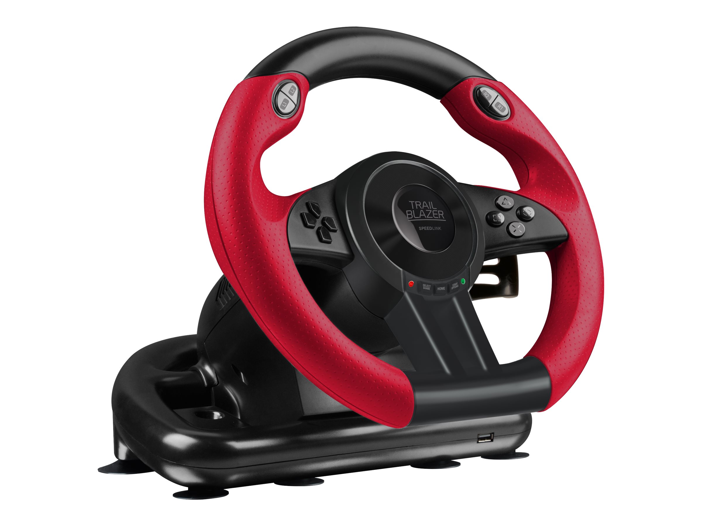 Speedlink Trailblazer Racing Wheel Lenkrad mit Pedale, kabelgebunden (PC/PS3/PS4/Xbox One) 