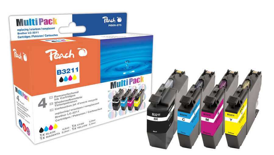 PI500-273 ersetzt Brother LC-3211VALP 4er Pack