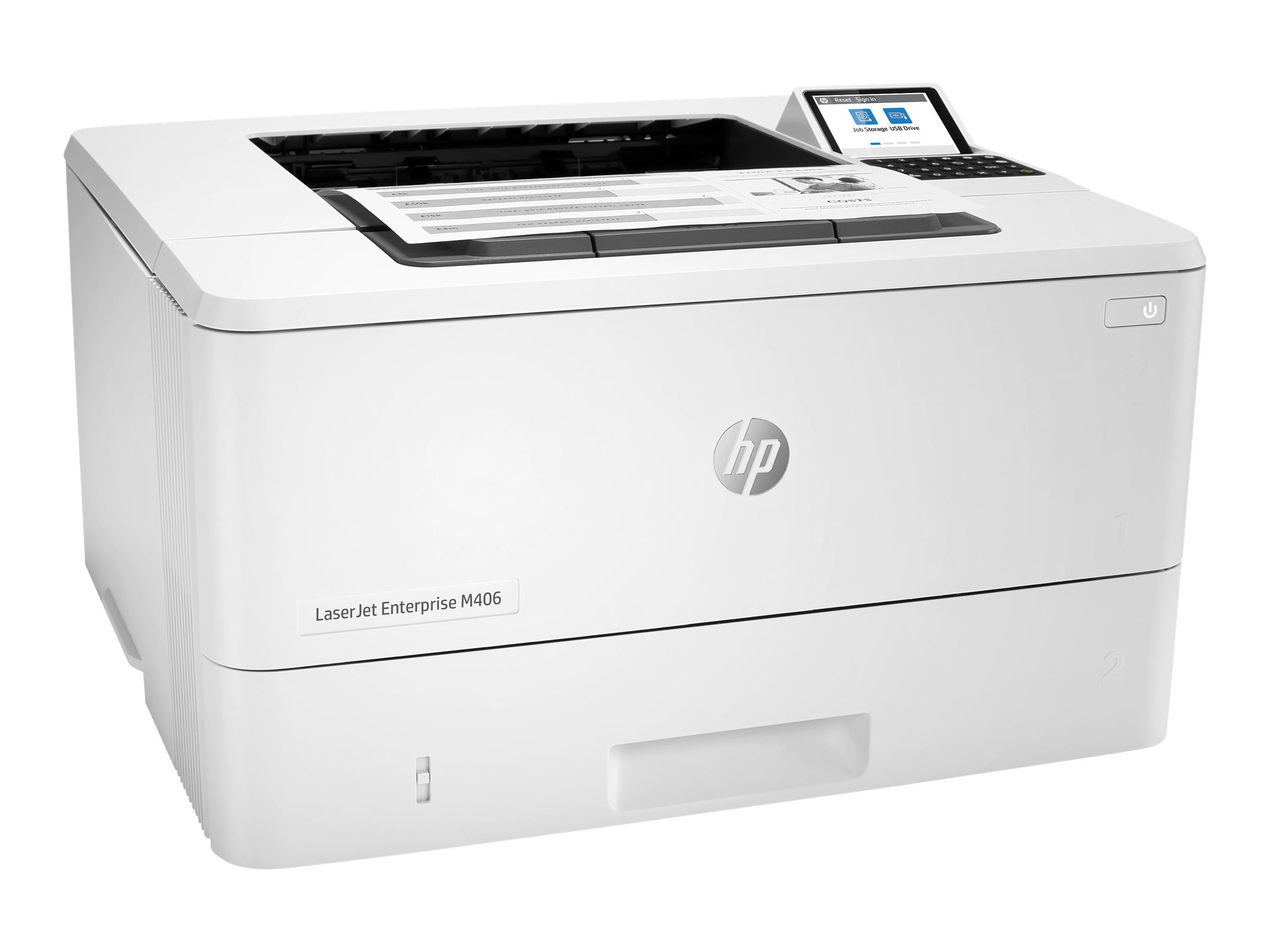 HP LaserJet Enterprise M406dn - Drucker - s/w
