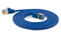 Wantec Patchkabel SSTP CAT7 Ste. CAT6a d=4mm    1,00m blau