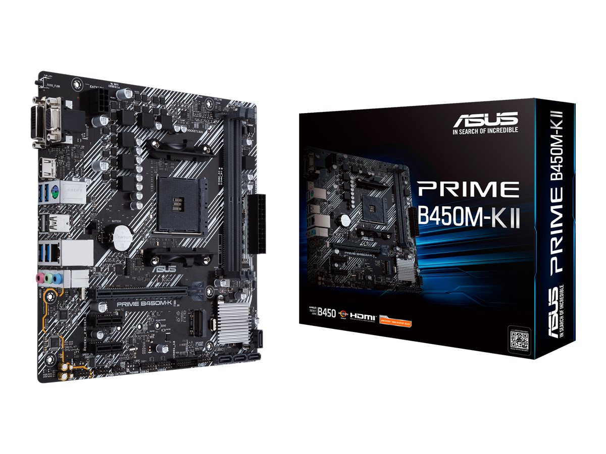ASUS Prime B450M-K II - AMD B450 - So. AM4 - mATX