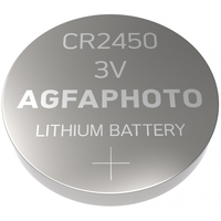 AgfaPhoto Batterie Knopfzelle CR2450 3V Extreme Lithium 5St.